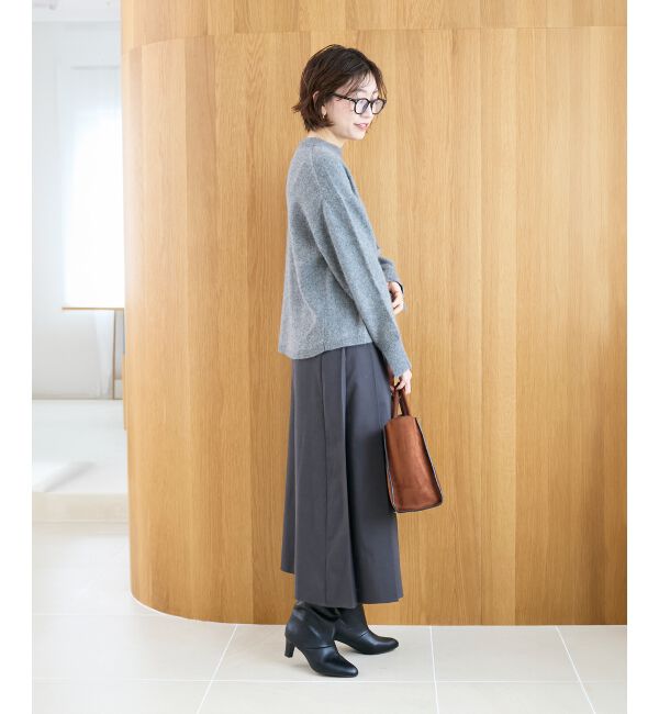  「モックネックチャイニーズラクーンプルオーバー」|ニット・セーター|