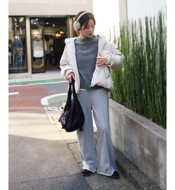  「モックネックチャイニーズラクーンプルオーバー」|ニット・セーター|