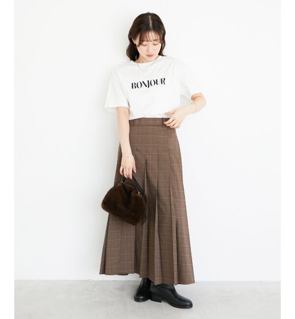  「《手洗い可能》パールロゴTシャツ」|Tシャツ・カットソー|