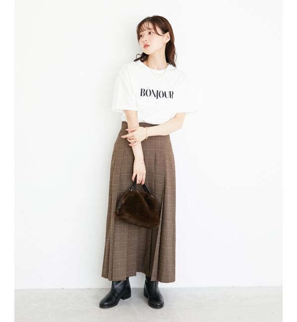  「《手洗い可能》パールロゴTシャツ」|Tシャツ・カットソー|