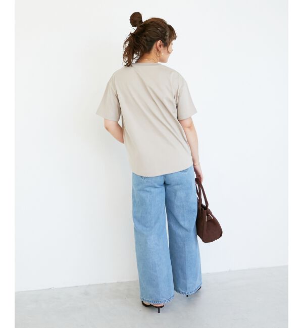  「《手洗い可能》パールロゴTシャツ」|Tシャツ・カットソー|