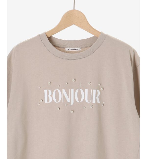  「《手洗い可能》パールロゴTシャツ」|Tシャツ・カットソー|