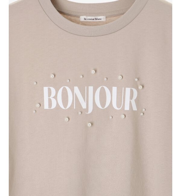  「《手洗い可能》パールロゴTシャツ」|Tシャツ・カットソー|