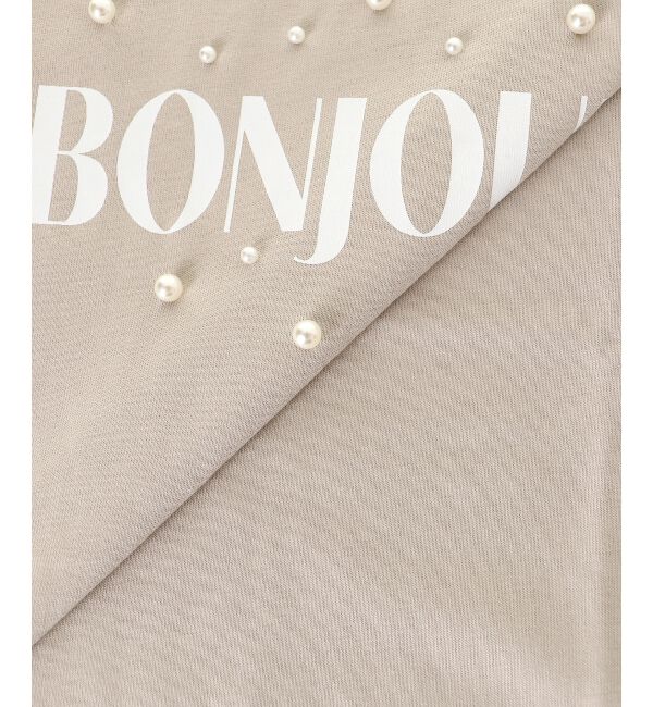  「《手洗い可能》パールロゴTシャツ」|Tシャツ・カットソー|