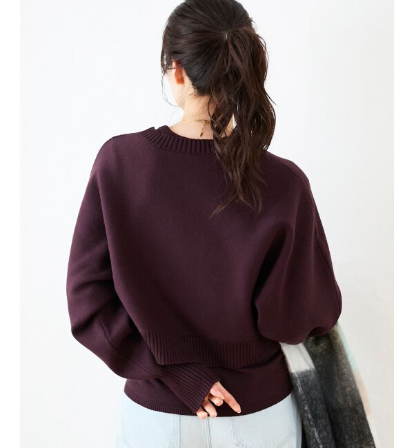  「3WAYレイヤードクルーニット」|ニット・セーター|