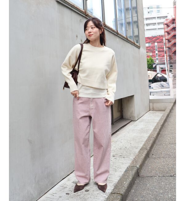  「3WAYレイヤードクルーニット」|ニット・セーター|