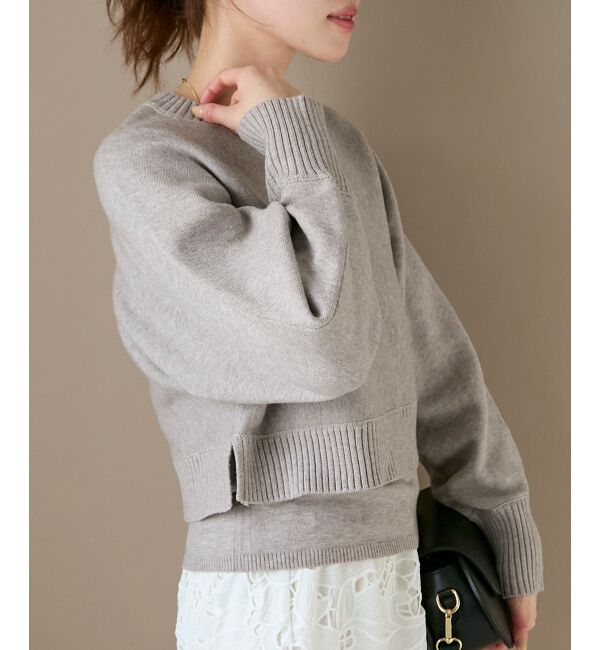  「3WAYレイヤードクルーニット」|ニット・セーター|