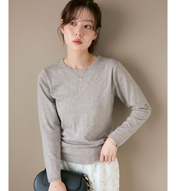  「3WAYレイヤードクルーニット」|ニット・セーター|