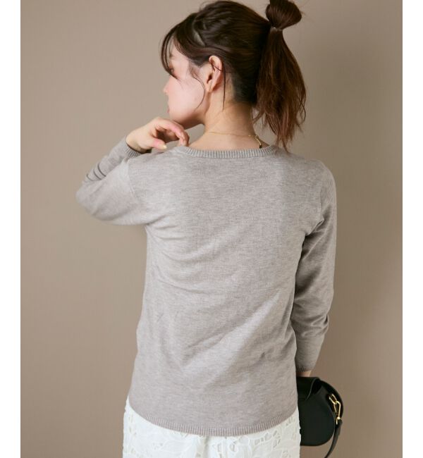  「3WAYレイヤードクルーニット」|ニット・セーター|