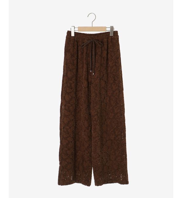  「《WEB限定アイテム》起毛レースイージーパンツ」|その他|