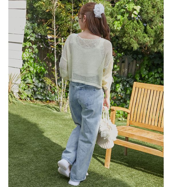  「キラキラメッシュニット」|ニット・セーター|