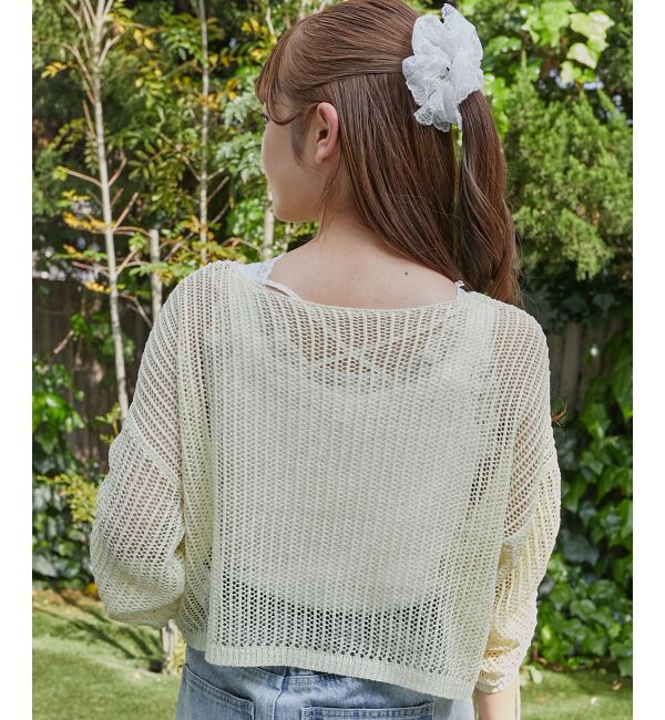  「キラキラメッシュニット」|ニット・セーター|