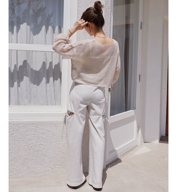  「キラキラメッシュニット」|ニット・セーター|