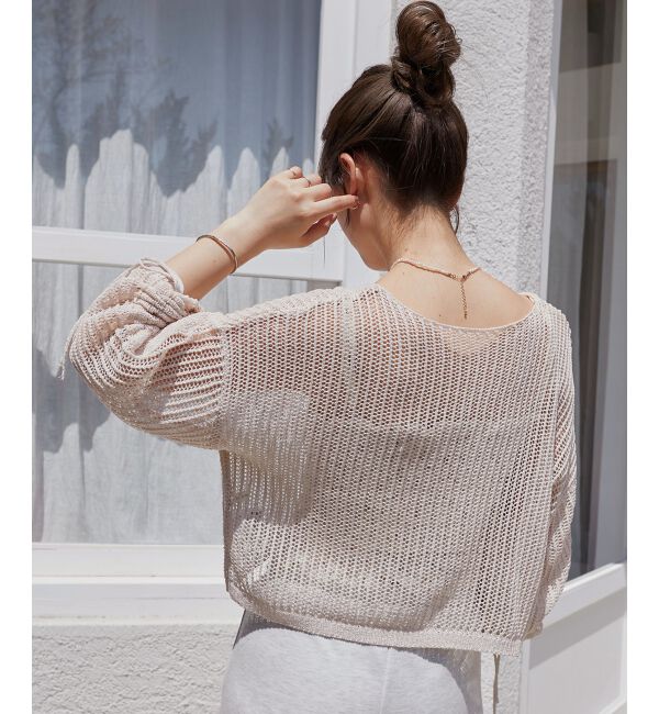  「キラキラメッシュニット」|ニット・セーター|