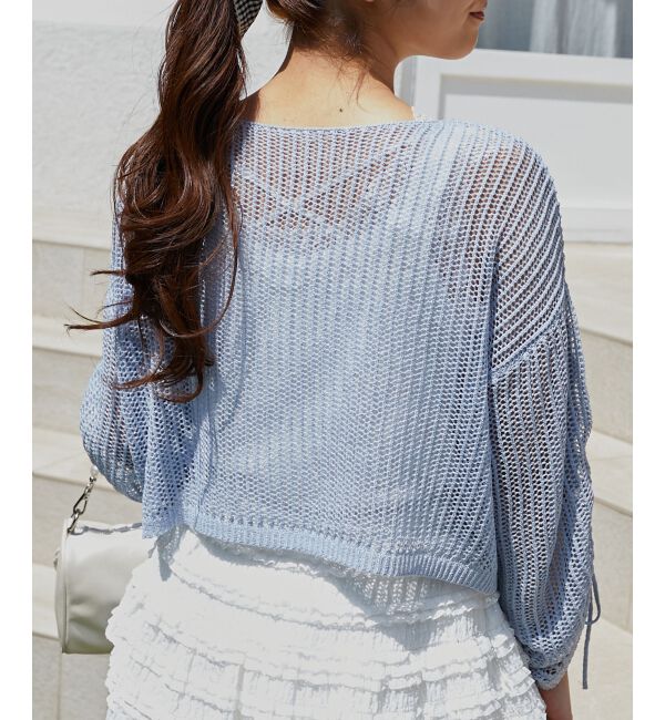  「キラキラメッシュニット」|ニット・セーター|