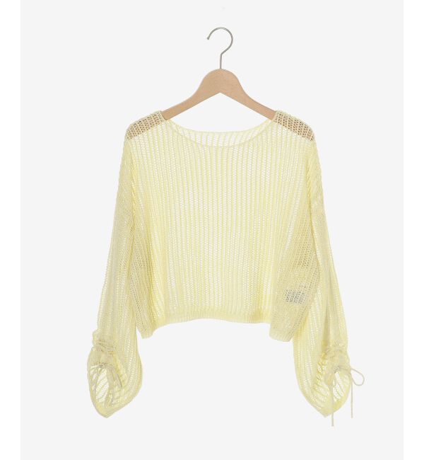  「キラキラメッシュニット」|ニット・セーター|