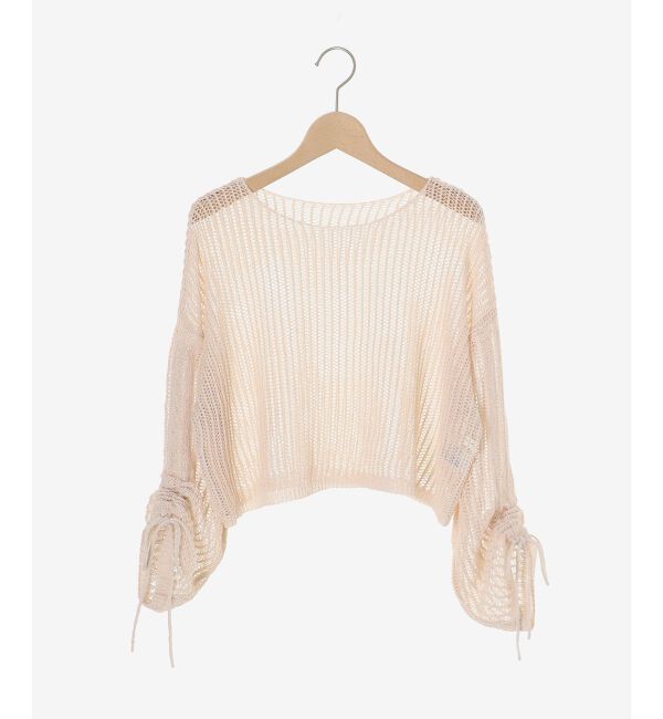  「キラキラメッシュニット」|ニット・セーター|