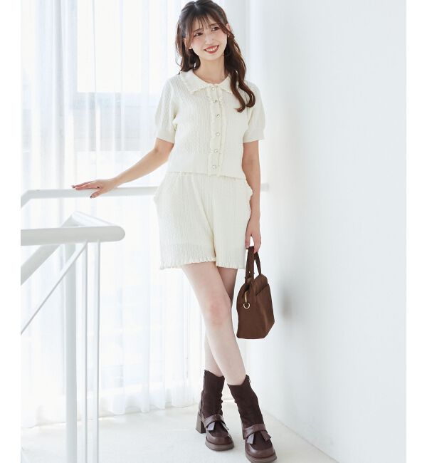  「ミニケーブルショートパンツ」|その他|
