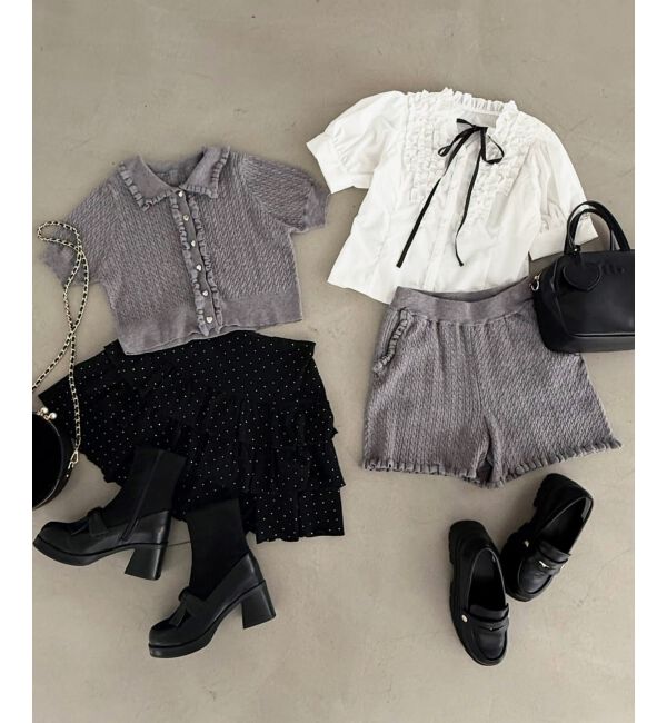  「ミニケーブルショートパンツ」|その他|