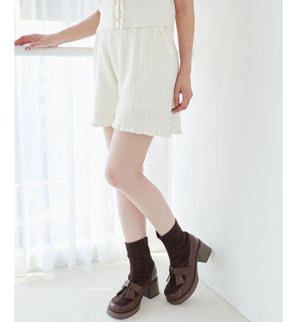 「ミニケーブルショートパンツ」|その他|