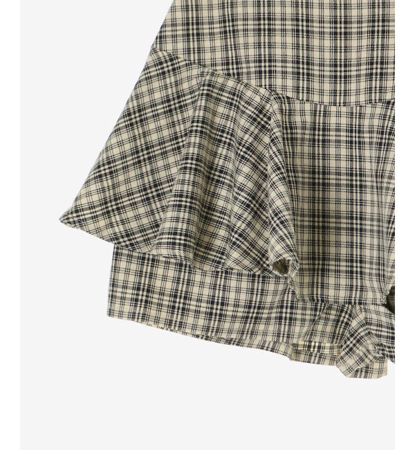  「レイヤードライクフレアショートスカパン」|キュロット|