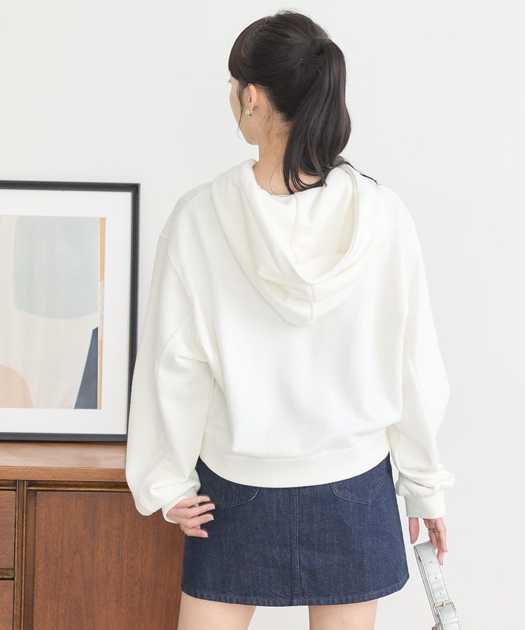 earth music&ecology「Lee&times;e.m.a.eショート丈パーカー」|スウェット・ジャージ|