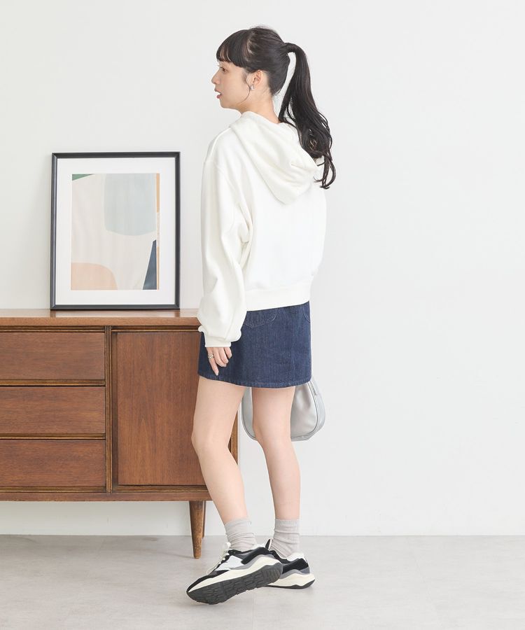 earth music&ecology「Lee&times;e.m.a.eショート丈パーカー」|スウェット・ジャージ|