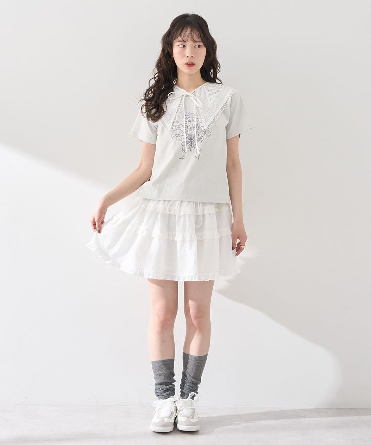 earth music&ecology「セーラーカラーレース付け襟」|その他|