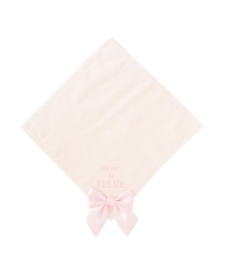 Maison de FLEUR「ビッグリボンタオルハンカチ」|ハンカチ|