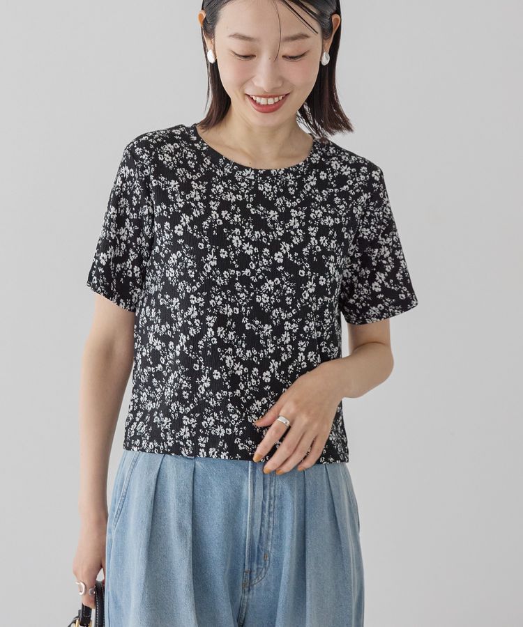 AMERICAN HOLIC「アソートシャーリング半袖プルオーバー」|Tシャツ・カットソー|フラワー