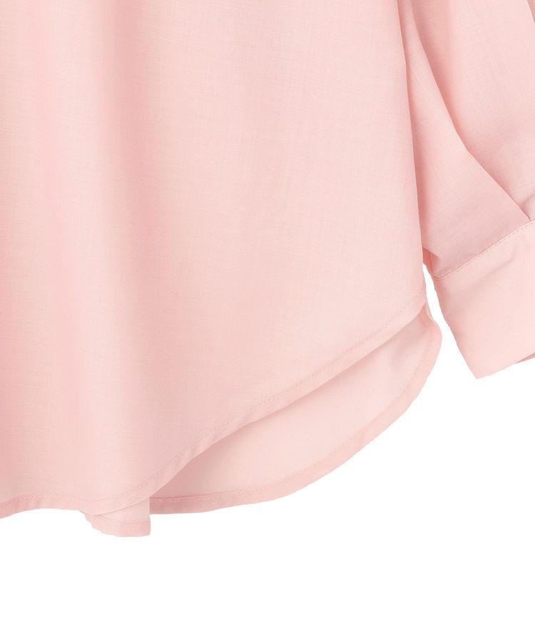 AMERICAN HOLIC「【イージーケア・UVカット】シアーラウンドシャツ」|シャツ・ブラウス|