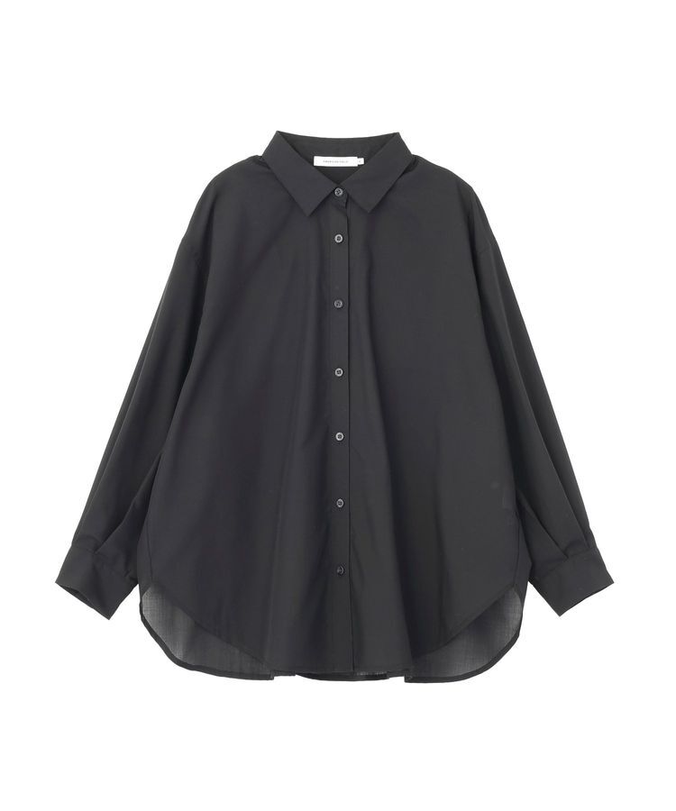 AMERICAN HOLIC「【イージーケア・UVカット】シアーラウンドシャツ」|シャツ・ブラウス|