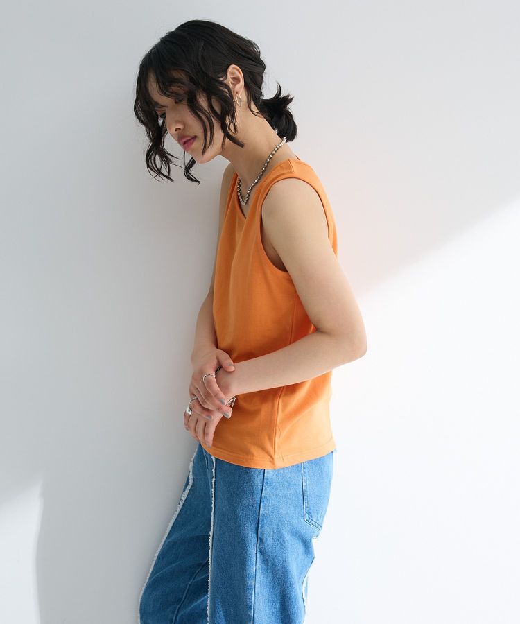 Green Parks「インド綿 SET2点 刺繍ブラウス+タンクトップ」|シャツ・ブラウス|