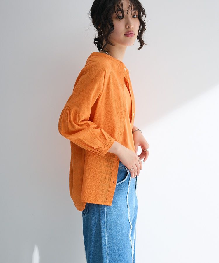 Green Parks「インド綿 SET2点 刺繍ブラウス+タンクトップ」|シャツ・ブラウス|