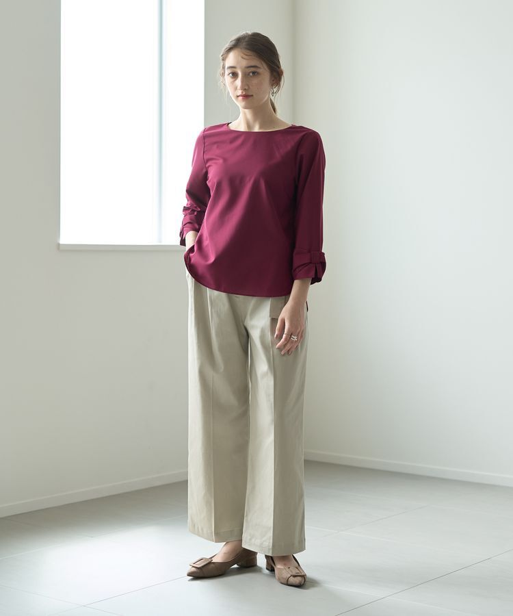 YECCA VECCA「ベルトデザインワイドパンツ」|その他|