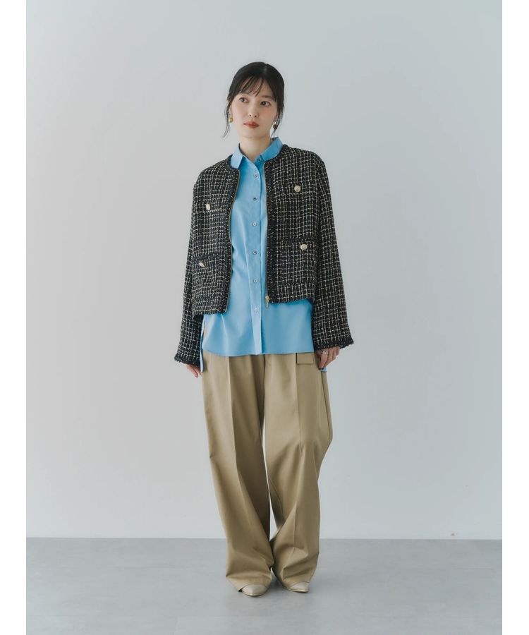 YECCA VECCA「ベルトデザインワイドパンツ」|その他|