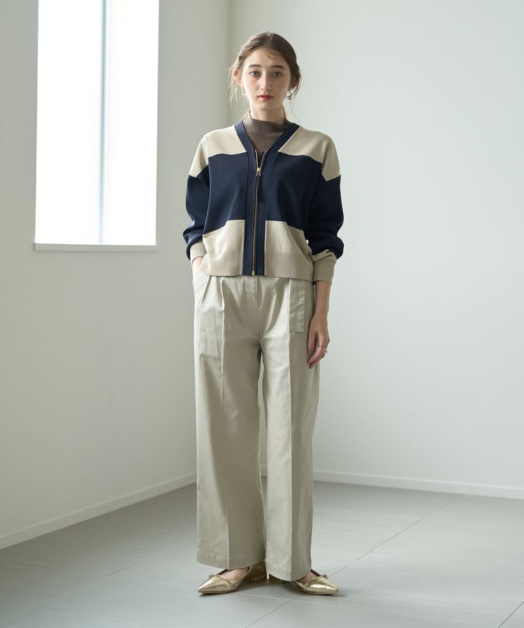 YECCA VECCA「ベルトデザインワイドパンツ」|その他|