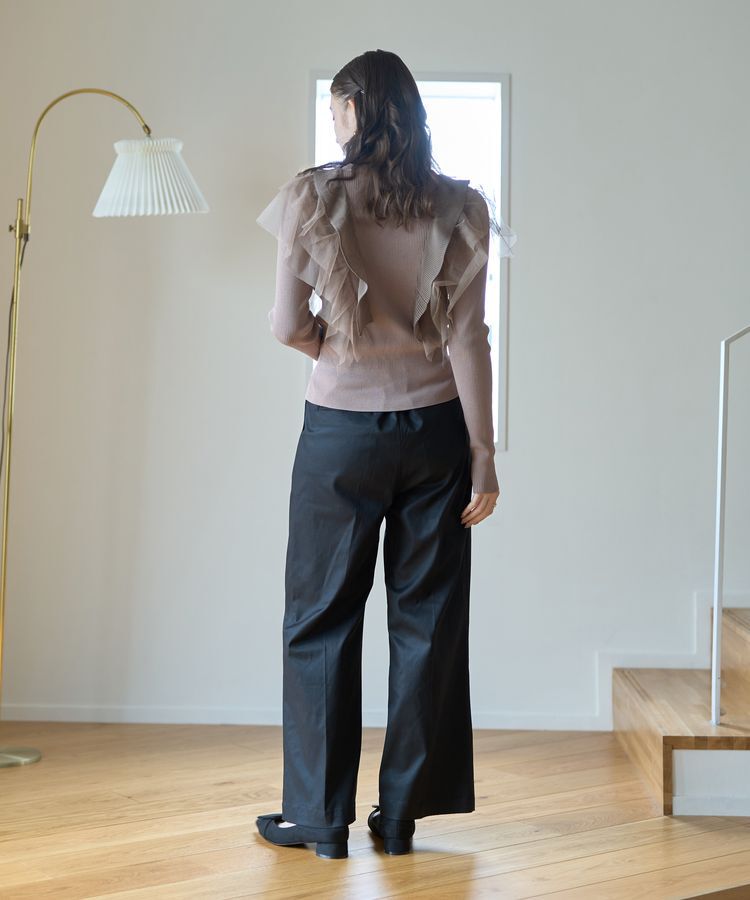 YECCA VECCA「ベルトデザインワイドパンツ」|その他|