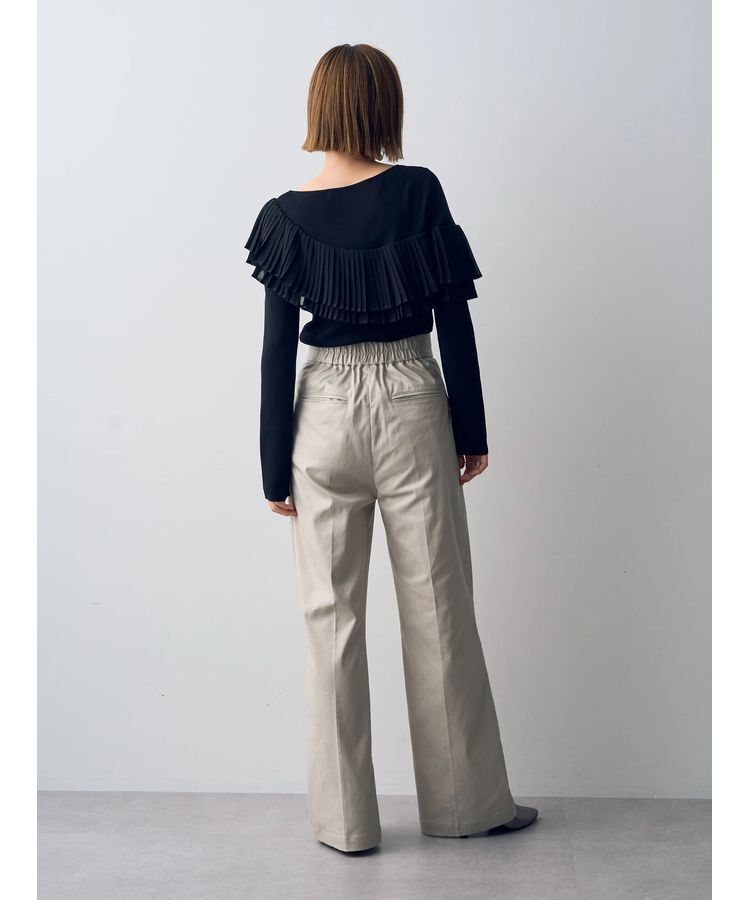 YECCA VECCA「ベルトデザインワイドパンツ」|その他|