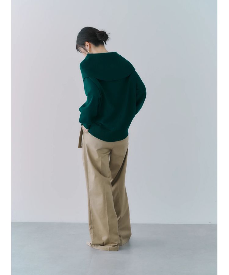 YECCA VECCA「ベルトデザインワイドパンツ」|その他|