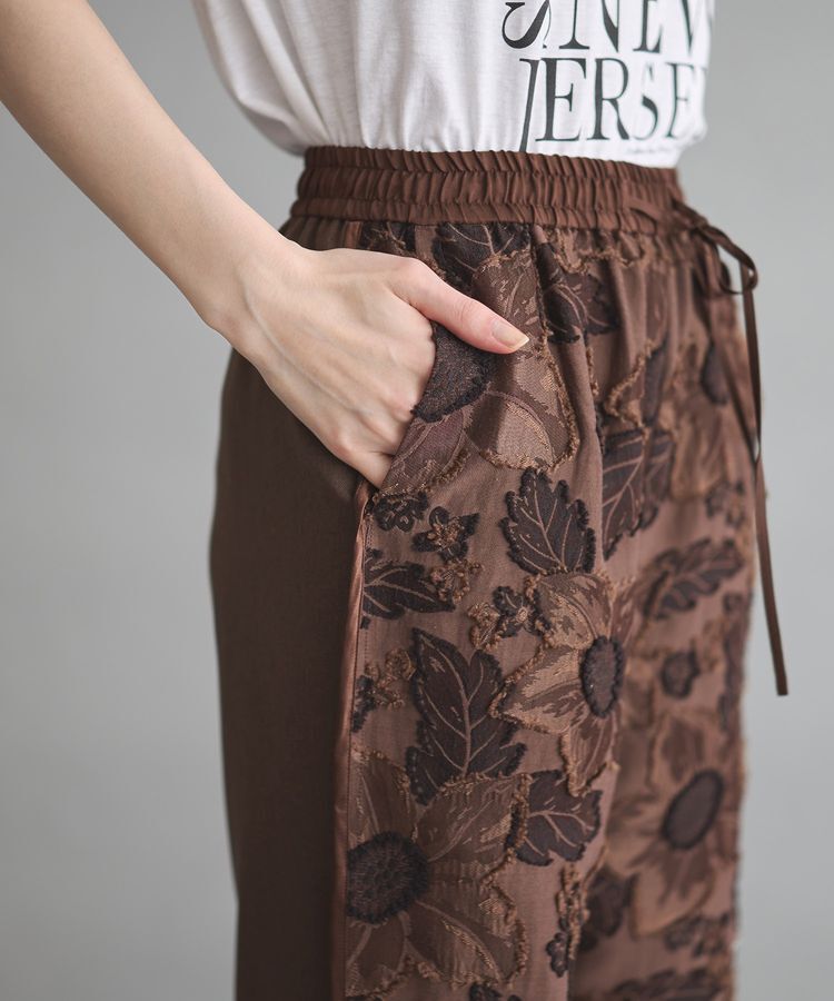 GARAGE OF GOOD CLOTHING「【日本製】異素材切り替えジャガードパンツB」|その他|