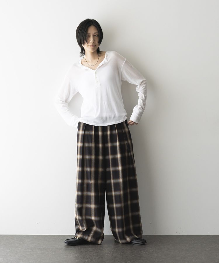 GARAGE OF GOOD CLOTHING「【日本製】シアーヘンリーネックプルオーバー」|Tシャツ・カットソー|