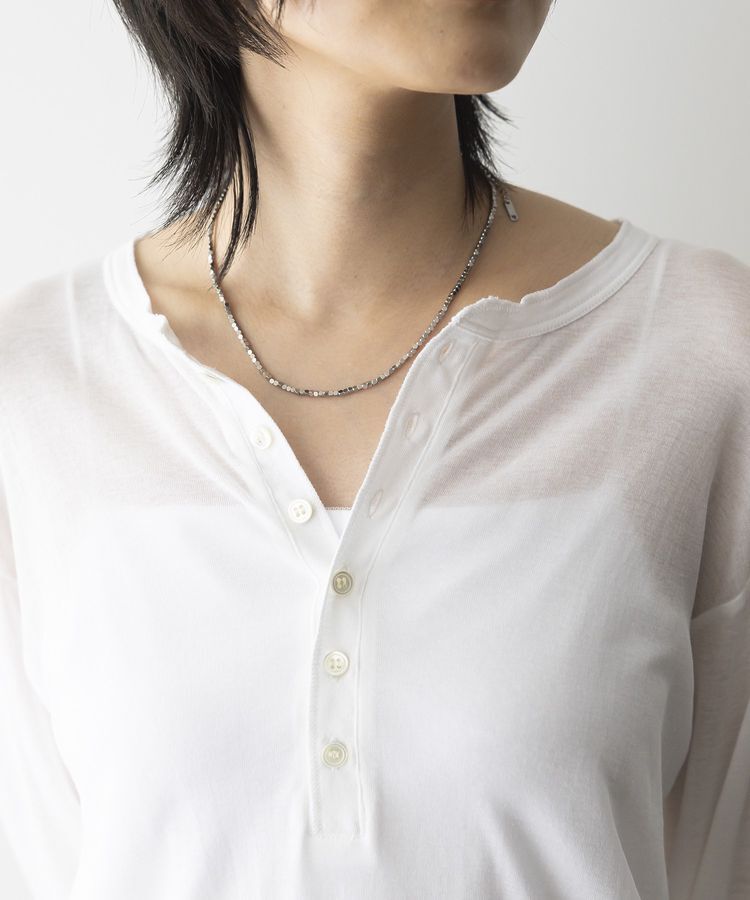 GARAGE OF GOOD CLOTHING「【日本製】シアーヘンリーネックプルオーバー」|Tシャツ・カットソー|