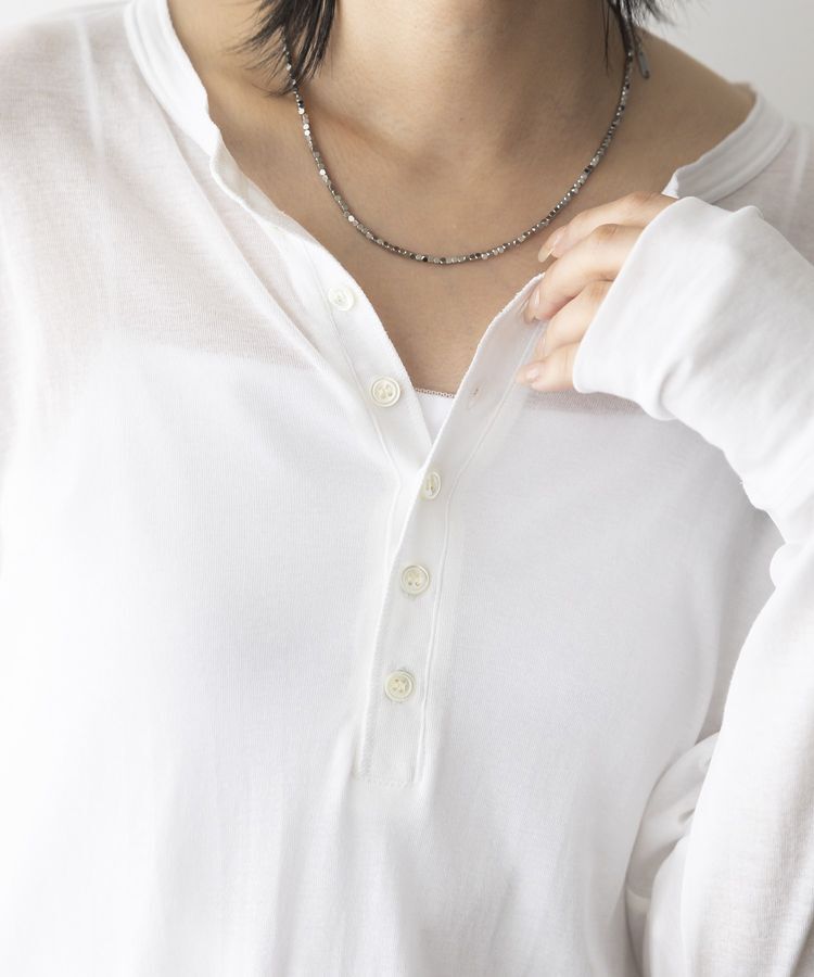 GARAGE OF GOOD CLOTHING「【日本製】シアーヘンリーネックプルオーバー」|Tシャツ・カットソー|