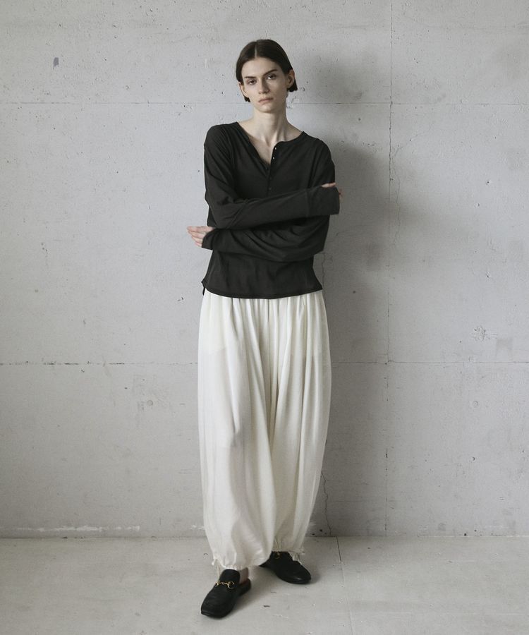 GARAGE OF GOOD CLOTHING「【日本製】シアーヘンリーネックプルオーバー」|Tシャツ・カットソー|