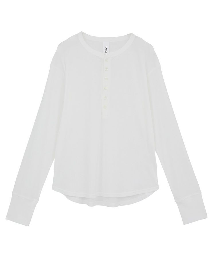 GARAGE OF GOOD CLOTHING「【日本製】シアーヘンリーネックプルオーバー」|Tシャツ・カットソー|