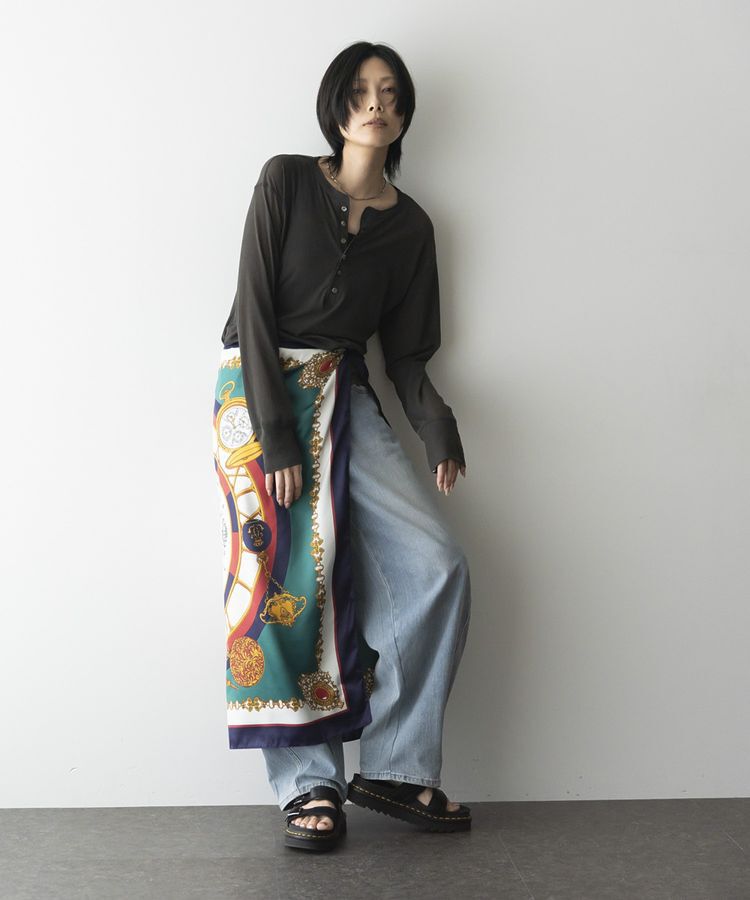 GARAGE OF GOOD CLOTHING「【日本製】シアーヘンリーネックプルオーバー」|Tシャツ・カットソー|