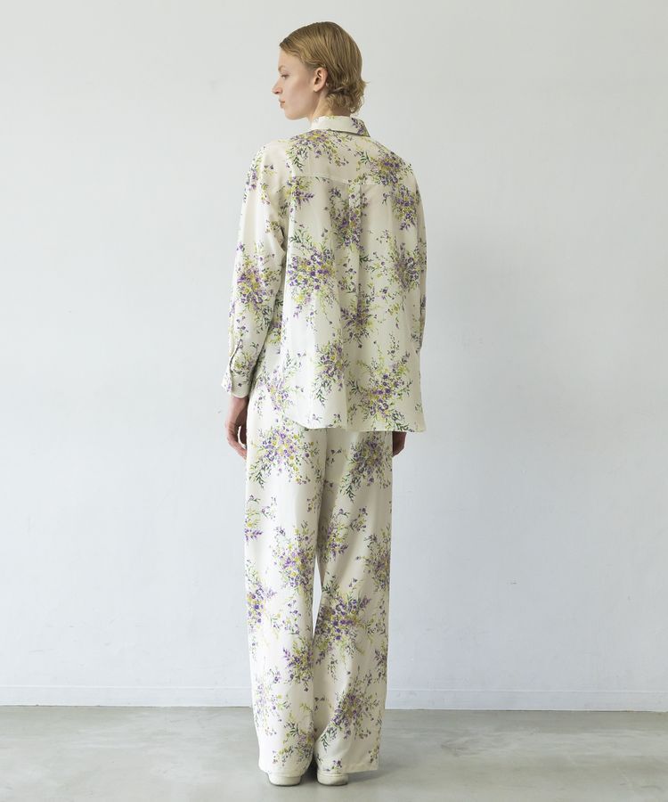 GARAGE OF GOOD CLOTHING「【日本製】ピーチファイユフラワープリントロングパンツ」|その他|