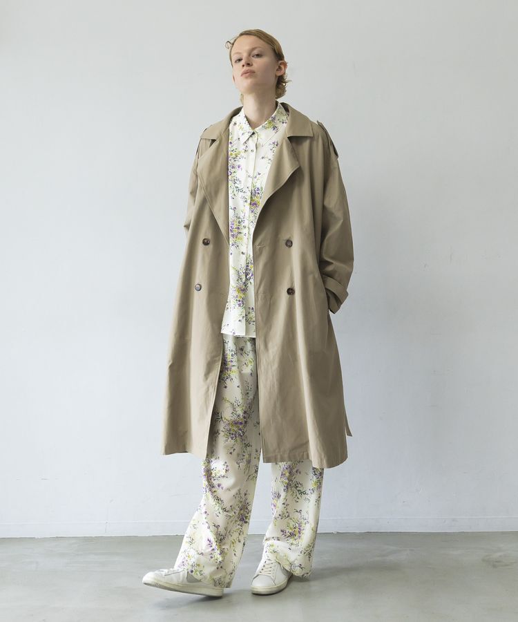 GARAGE OF GOOD CLOTHING「【日本製】ピーチファイユフラワープリントロングパンツ」|その他|