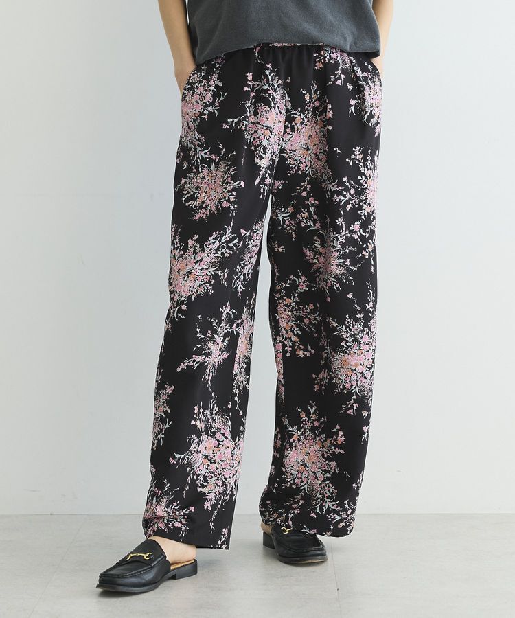 GARAGE OF GOOD CLOTHING「【日本製】ピーチファイユフラワープリントロングパンツ」|その他|